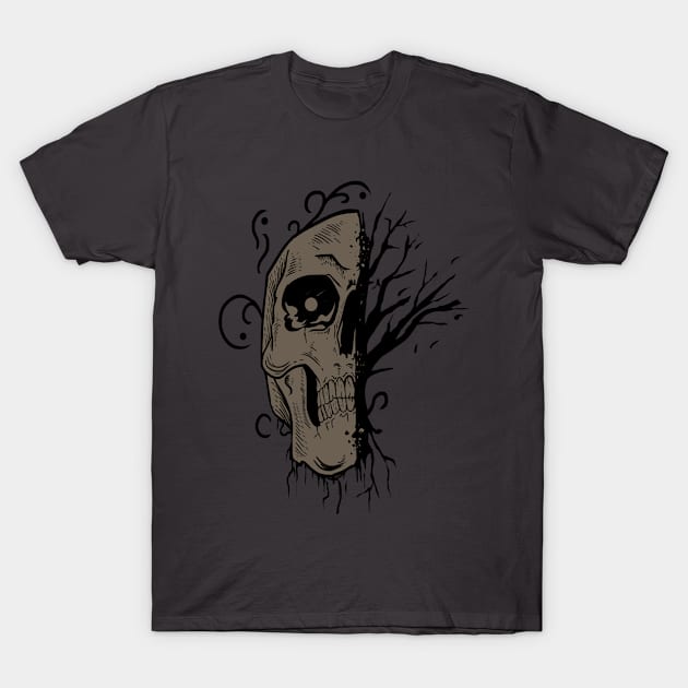 Skull T-Shirt by Dayone